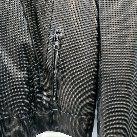 Rag & Bone Quilted Leather Biker Jacket - Picture 3 of 16